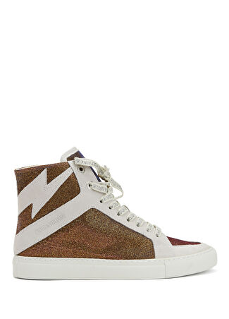 Zadig&voltaire Kadın Gold Sil Dokulu Sneaker Altın Rengi 36