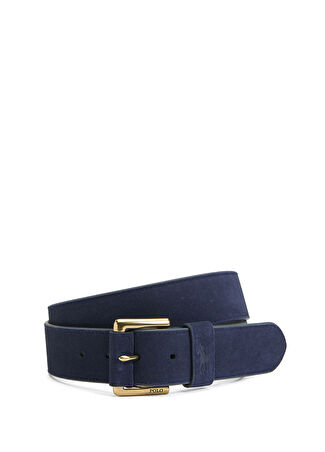 Polo Ralph Lauren Erkek Lacivert Deri Kemer 44 It -1