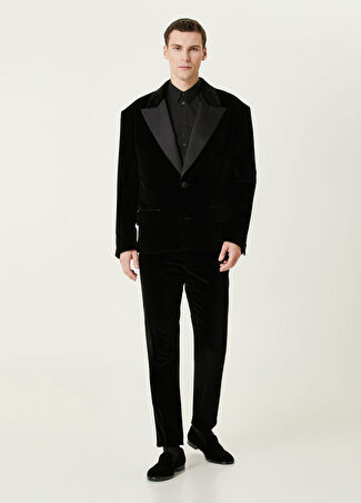Dolce&gabbana Erkek Siyah Kadife Pantolon 48 It