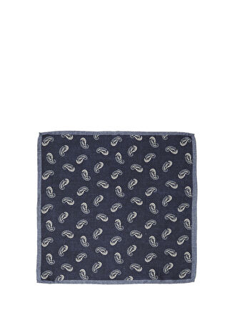Beymen Collection Collection Erkek Mavi İpek Poşet Mendil It
