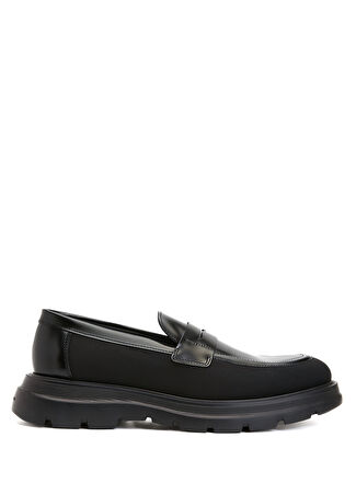 Stuart Weitzman Erkek La Penny Siyah Loafer 11 Uk -1