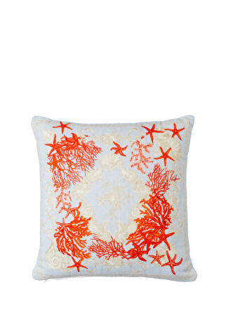 Versace Barocco Sea Mavi 45x45 Cm Dekoratif Yastık -1