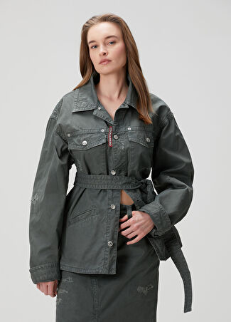 Dsquared2 Kadın Koyu Gri Ceket 38 It