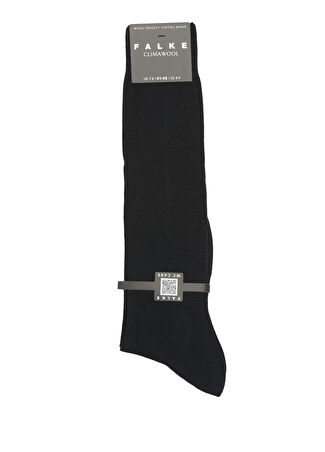Falke Erkek Clima Wool Siyah Çorap 45-46