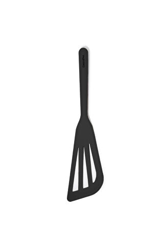 Greenpan Mat Siyah Silikon Balık Spatulası -1