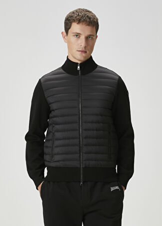 Moncler Erkek Siyah Triko Garnili Mont Xxxl -1