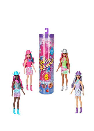 Barbie Kız Çocuk Color Reveal Renk Değiştiren Sürpriz Disco Star Serisi Model Bebek Jcp01 -1