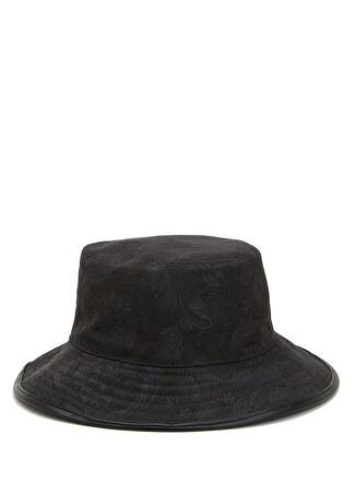 Versace Erkek Desenli Bucket Şapka Gri 59