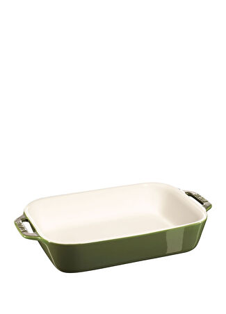 Staub Seramik Fırın Kabı 27x20 Cm Yeşil -1