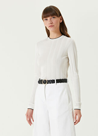 Jacquemus Kadın Beyaz Triko Xs