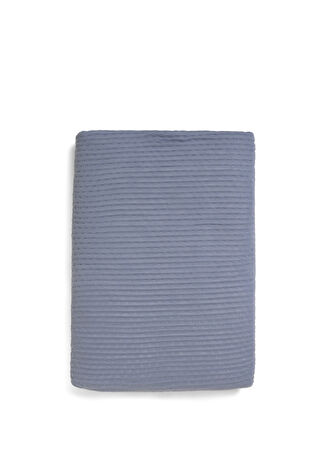 Penelope Mila Denim Viskon Çift Kişilik Pike Mavi -1