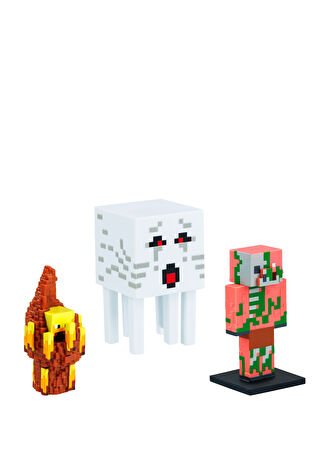 Minecraft Çocuk Toppeez Model:1 3d 3'lü Figür Oyuncak Seti -1