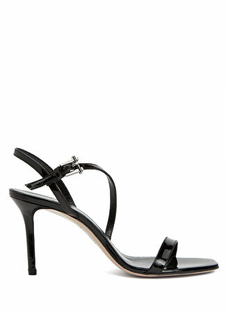 Collection Kadın Siyah Rugan Sandalet 38 -1