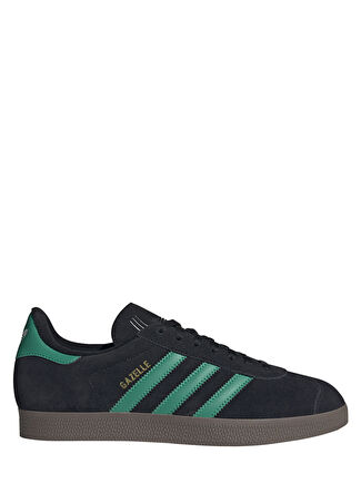 Adidas Kadın Gazelle Siyah Yeşil Deri Sneaker 36 2/3