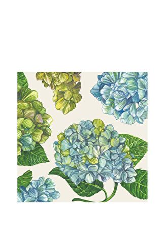 Hester & Cook Hydrangea 20 Li Servis Peçetesi Seti Çok Renkli -1