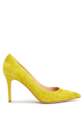 Gianvito Rossi Kadın Yeşil Süet Stiletto 37.5