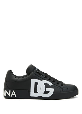 Dolce&gabbana Erkek Siyah Deri Sneaker 43 -1