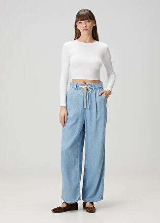 7 For All Mankind Kadın Tilda Mavi Jean Pantolon 29 It -1