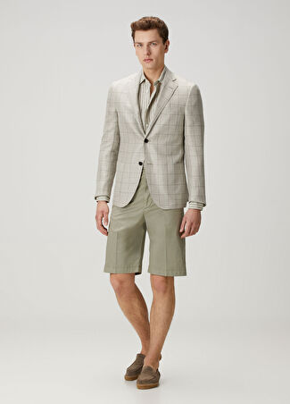 Corneliani Erkek Yeşil Bermuda 52 It