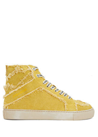 Zadig&voltaire Kadın Flash Sarı Bilek Boy Sneaker 36