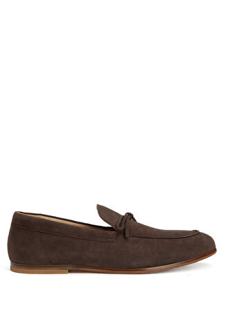 Stuart Weitzman Erkek Bennett Kahverengi Süet Loafer 7 Uk -1