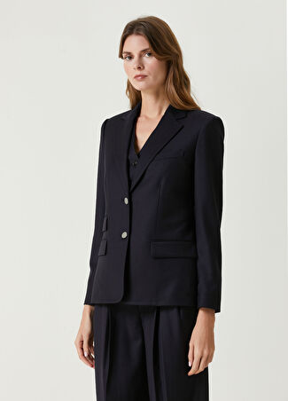 Theory Kadın Lacivert Yün Blazer 2 Us