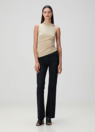 Courreges Kadın Lacivert Pantolon 38 It