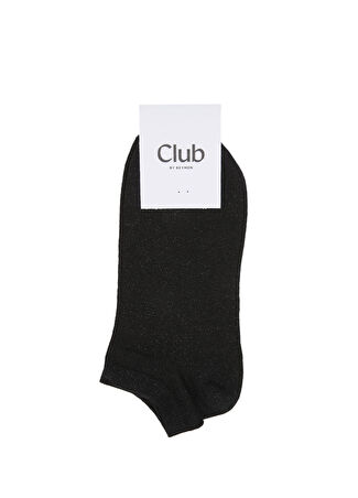 Beymen Club Club Kadın Siyah Simli Patik Çorap