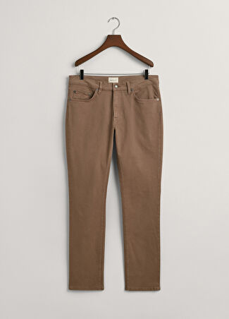 Gant Erkek Slim Fit Kahverengi Jean Pantolon 40 -1