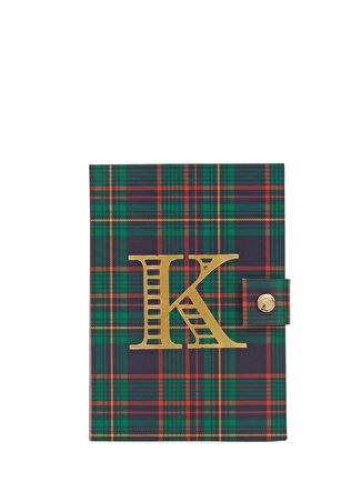 Aa Paper&co Aspen Yeşil K Harfi Detaylı Defter -1