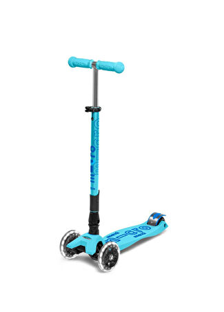 Micro Çocuk Led Işıklı Mavi Scooter 5 Yaş -1