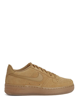 Nike Çocuk Air Force 1 Lv8 Taba Süet Sneaker Altın Rengi 36