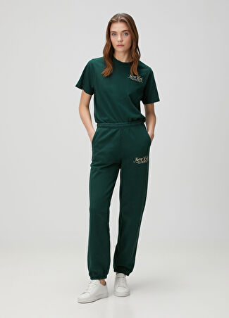 Sporty&Rich Kadın Ny 94 Koyu Yeşil Eşofman Altı Xs