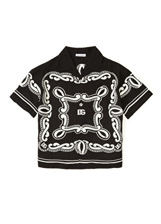 Dolce&gabbana Erkek Çocuk Siyah Gömlek 12 Yaş