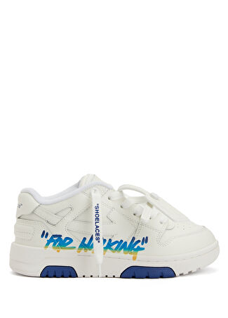 Off-white Erkek Çocuk Deri Sneaker Beyaz 24