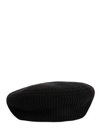 Sibi Hats Erkek Henri Siyah Yün Beret Şapka L -1