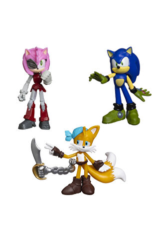 Sonic Çocuk Prime Model:1 Seri:2 3'lü Figür Oyuncak Seti -1