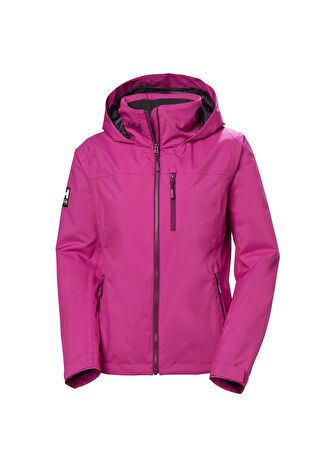Helly Hansen Kadın W Crew Hooded Midl Kapşonlu Mont Pembe S -1