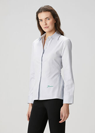 Jacquemus Kadın Gri Sırt Dekolteli Gömlek 34 It