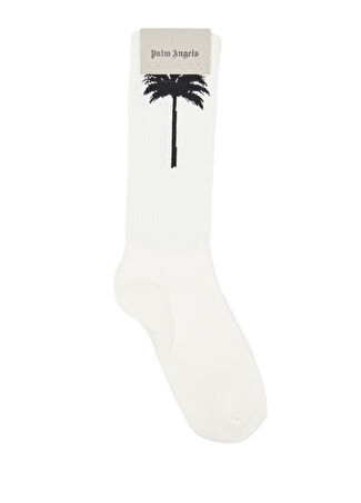Palm Angels Kadın Beyaz Çorap S/m