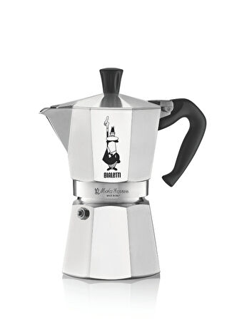 Bialetti Moka Express Gri 3 Cup Pot - 1