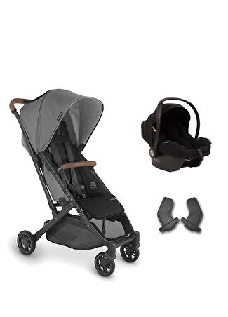 Uppababy Bebek Minu V2 Cosmo Greyson Black Gri Seyahat Sistem Arabası -1