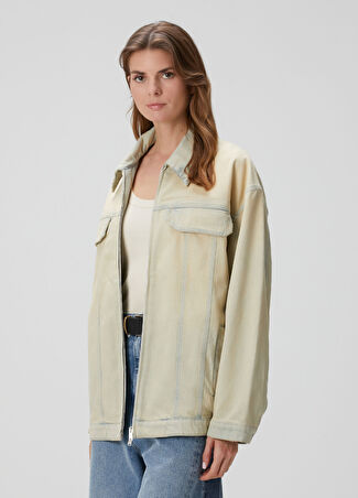 Stella Mccartney Kadın Bej Denim Ceket S