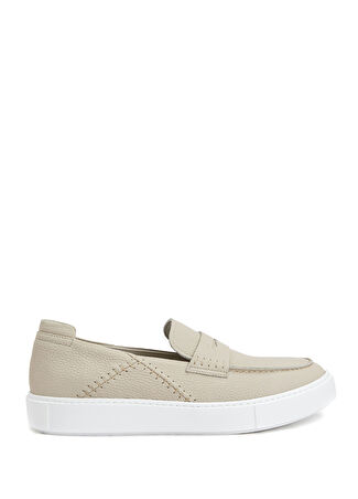 Divarese Erkek Deri Loafer Gri 40