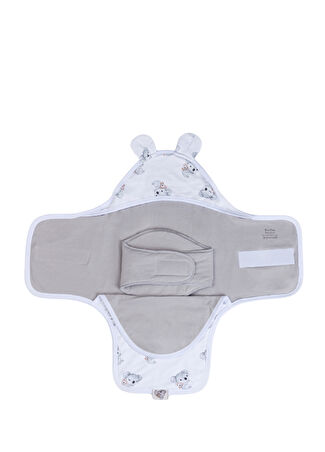 Kidzee Bebek 1.0 Tog Koala Beyaz Pamuklu Kundak -1