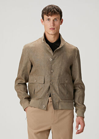 Emporio Armani Erkek Keten Mont Bej 48 It