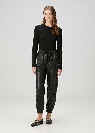Stella Mccartney Kadın Siyah Jogger Pantolon 44 It