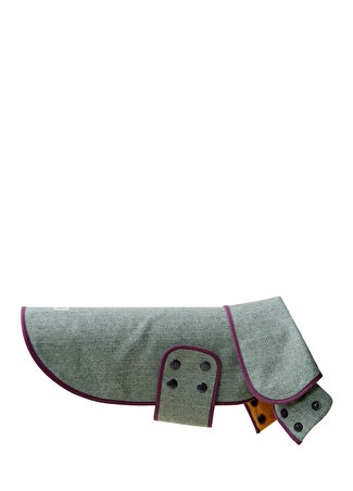 Mind The Mod Herringbone Green Dream Yeşil Köpek Ceketi M -1
