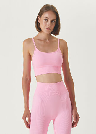 Jerf Kadın Gela Ayar Askılı Neon Pembe Sport Bra S