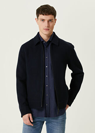 Beymen Collection Collection Erkek Lacivert Yün Mont 56